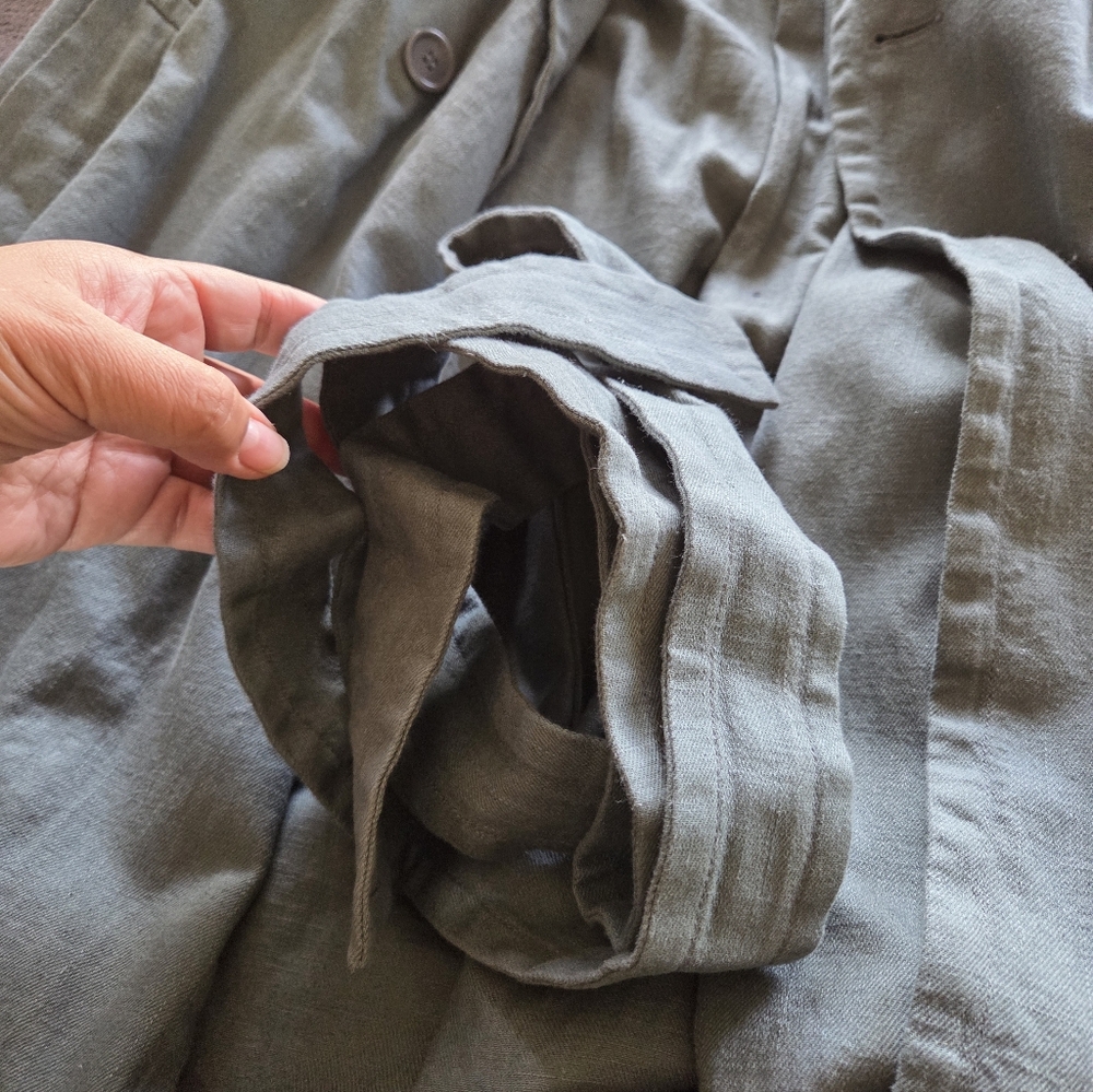 Madewell | Textural Trench Coat, Large - Picture 8 of 14